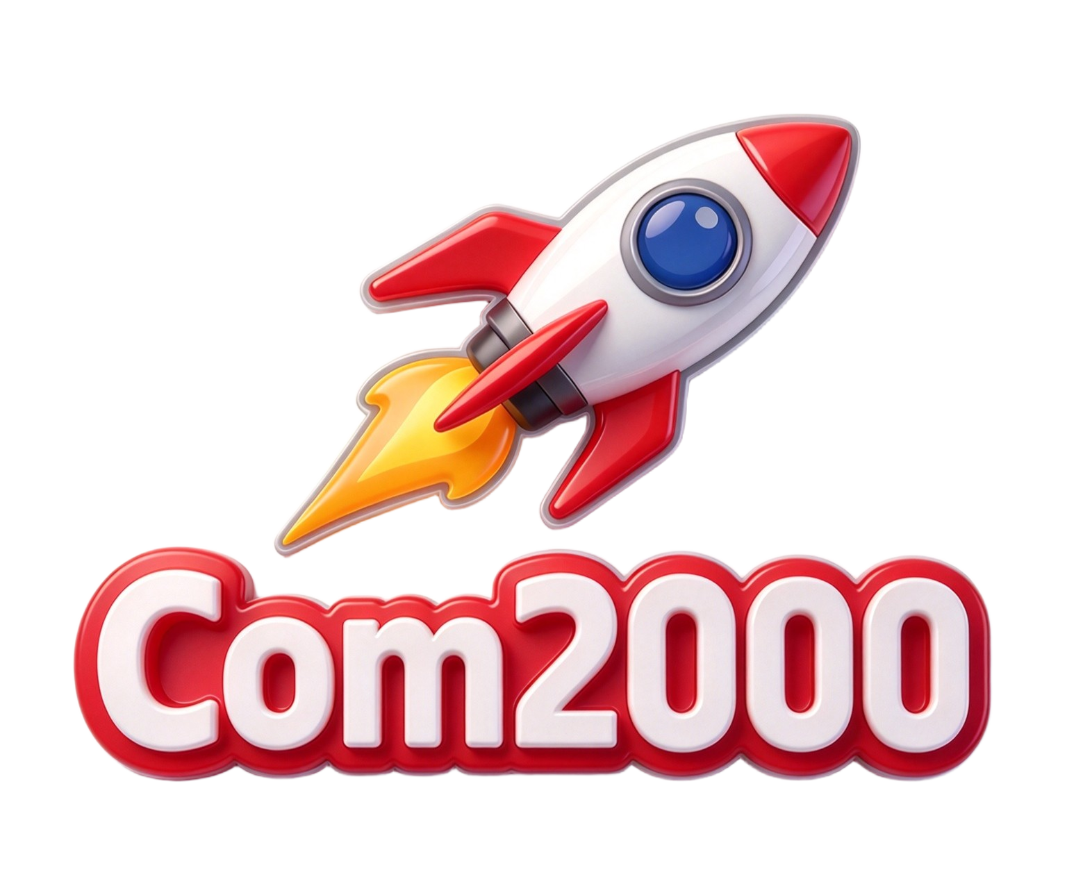 Com2000 2000x rocket logo